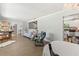 Cozy living room with an open layout, seamlessly connecting to the kitchen at 204 Rio Pinar Dr, Ormond Beach, FL 32174