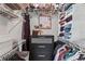 Organized walk-in closet features clothing racks, shelving, and a dresser for ample storage at 204 Rio Pinar Dr, Ormond Beach, FL 32174