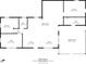 Detailed floor plan showcasing a spacious layout with kitchen, sitting room, screened porch, bedroom, and office at 2620 Doyle Rd, Deltona, FL 32738