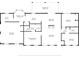 Detailed floor plan showcasing the layout of this house including bedrooms and living areas at 2950 Ragis Rd, Edgewater, FL 32132