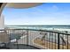 Balcony with ocean views and partial view of pool at 3003 S Atlantic Ave # 3A2, Daytona Beach Shores, FL 32118