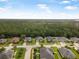 An aerial view of the neighborhood highlights the wooded surroundings and tranquil community at 31 Abacus Ave, Ormond Beach, FL 32174