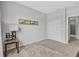 Bedroom featuring soft carpet, neutral paint and a double door closet at 31 Abacus Ave, Ormond Beach, FL 32174