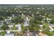Aerial view of neighborhood showing lush mature trees at 3117 Pine Tree Dr, Edgewater, FL 32141