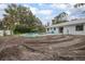 Backyard with pool and treed perimeter at 3117 Pine Tree Dr, Edgewater, FL 32141