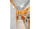 The bright kitchen features lots of cabinet space, modern appliances, and backyard views at 325 Homewood Ave # 10I, Debary, FL 32713
