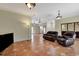 Spacious living room with a cozy seating arrangement and open layout, perfect for relaxation at 3428 Longleaf Rd, Ormond Beach, FL 32174