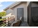 Relaxing balcony with comfortable seating and privacy from the neighbors at 4403 Sea Mist Dr # 2110, New Smyrna Beach, FL 32169