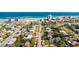 This aerial view features a charming neighborhood with easy access to the beach at 505 Wisteria Rd, Daytona Beach, FL 32118