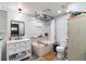 Modern bathroom with soaking tub, updated vanity, and stylish fixtures for a relaxing space at 552 Hamlet Dr, Port Orange, FL 32127