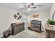 Charming Bedroom features crib, changing table and cute decorations at 64 Ravenwood Ct, Ormond Beach, FL 32174