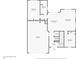 A detailed floor plan showcasing the layout of the first floor at 762 Onyx Pkwy, Deland, FL 32724