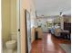 View from the entry shows the open floor plan into the living room at 874 Commonwealth Ct, Casselberry, FL 32707