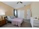 Comfortable main bedroom with closet, neutral walls, carpet flooring, and natural lighting at 874 Commonwealth Ct, Casselberry, FL 32707