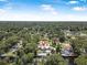 Enjoy the serenity of this lush neighborhood with waterfront views from this aerial shot at 1085 Indigo Rd, Ormond Beach, FL 32174