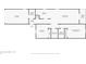 Detailed floor plan showcasing layout with dimensions of living spaces, bedrooms, bathrooms, kitchen, garage, and covered patio at 118 Tuscany Villas Dr, Edgewater, FL 32141
