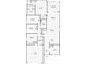 Detailed floor plan showcasing the layout of the home, including room dimensions and closet space at 141 Mosaic Blvd, Daytona Beach, FL 32124