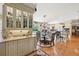 Spacious eat-in kitchen with granite countertops and custom cabinets at 1555 Mercers Fernery Rd, Deland, FL 32720