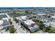 Breathtaking aerial view showcasing the property near a stadium and waterfront at 208 Wall St # 204, Daytona Beach, FL 32114