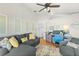 Inviting living area with comfortable seating, a desk area, and natural light at 2163 Fireside Rd, Deltona, FL 32738