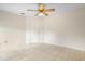 Bedroom featuring a ceiling fan and tile flooring at 2478 Unionville Dr, Deltona, FL 32725