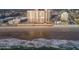 Scenic aerial view of the condo building situated on the beach with oceanfront access at 2515 S Atlantic Ave # 203, Daytona Beach, FL 32118