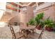 Courtyard of brick-paved patios and seating areas surrounded by upscale condo complex at 2515 S Atlantic Ave # 203, Daytona Beach, FL 32118