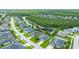 Aerial view of a house in a neighborhood with mature trees and a serene lake at 32 Abacus Ave, Ormond Beach, FL 32174