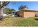 The backyard is fenced, providing privacy at 413 Coventry Estates Blvd, Deltona, FL 32725