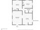 Detailed floor plan showcasing the layout of the home with dimensions for each room at 528 Pine St, Daytona Beach, FL 32114