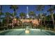 Beautiful fountain in a park-like setting with historic buildings and palm trees at 600 N Boundary Ave # 420, Deland, FL 32720