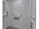 Accessible shower with grab bars and seating at 600 N Boundary Ave # 420, Deland, FL 32720