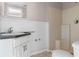 Bathroom with a sink and shower at 710 W May St, Deland, FL 32720