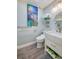 Modern bathroom with a vessel sink, sleek fixtures, and a sleek toilet at 955 Grayling Ct # B, Port Orange, FL 32127