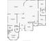 Detailed floor plan showcasing the layout of the home, including the kitchen, bedrooms, and living spaces at 101 Briargate Look, Ormond Beach, FL 32174