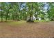 Expansive backyard featuring a lush green lawn, mature trees, and glimpses of the home, offering privacy and tranquility at 1155 Taylor E Rd, Deland, FL 32724