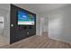 Charming bedroom with modern accent wall creating a soothing and stylish ambiance at 1214 Flomich St, Daytona Beach, FL 32117