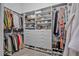 Spacious walk-in closet with ample storage, shelving, and hanging space at 19 Tomoka Cove Way, Ormond Beach, FL 32174