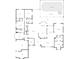 Home floor plan featuring spacious rooms, walk-in closets and a pool at 19 Tomoka Cove Way, Ormond Beach, FL 32174