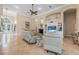 Beautiful living room boasts natural light, fireplace, and modern decor at 19 Tomoka Cove Way, Ormond Beach, FL 32174