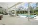 Screened in pool and spa with lots of room for entertaining and relaxing at 19 Tomoka Cove Way, Ormond Beach, FL 32174