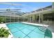 Inviting screened-in pool with an attached spa, perfect for relaxation and recreation at 19 Tomoka Cove Way, Ormond Beach, FL 32174