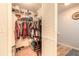 Walk-in closet with custom shelving for optimal storage organization at 198 Heather Lane Dr, Deltona, FL 32738