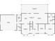 Detailed floor plan showcasing kitchen, living spaces, bedrooms, and outdoor screened patio at 2 E Kelly Park Rd, Apopka, FL 32712