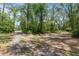 Road dividing entrance to property that's surrounded by trees and lush vegetation at 2 E Kelly Park Rd, Apopka, FL 32712
