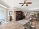 Spacious living room with open layout, hardwood floors, and inviting furniture, perfect for entertaining and relaxation at 2403 S Atlantic Ave # 410, Daytona Beach, FL 32118