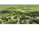 Aerial view of a home nestled in a neighborhood with lush green surroundings at 2455 Whooping Crane Dr, De Leon Springs, FL 32130