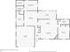 Floor plan featuring four bedrooms, kitchen, living room, and garage at 2455 Whooping Crane Dr, De Leon Springs, FL 32130