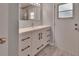 Updated bathroom features a modern vanity and sleek finishes at 2480 S Glen Eagles Dr, Deland, FL 32724