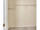 Walk-in closet boasts neutral paint and carpet with a wall-mounted wire shelf at 28045 Poinsettia Ave, Paisley, FL 32767